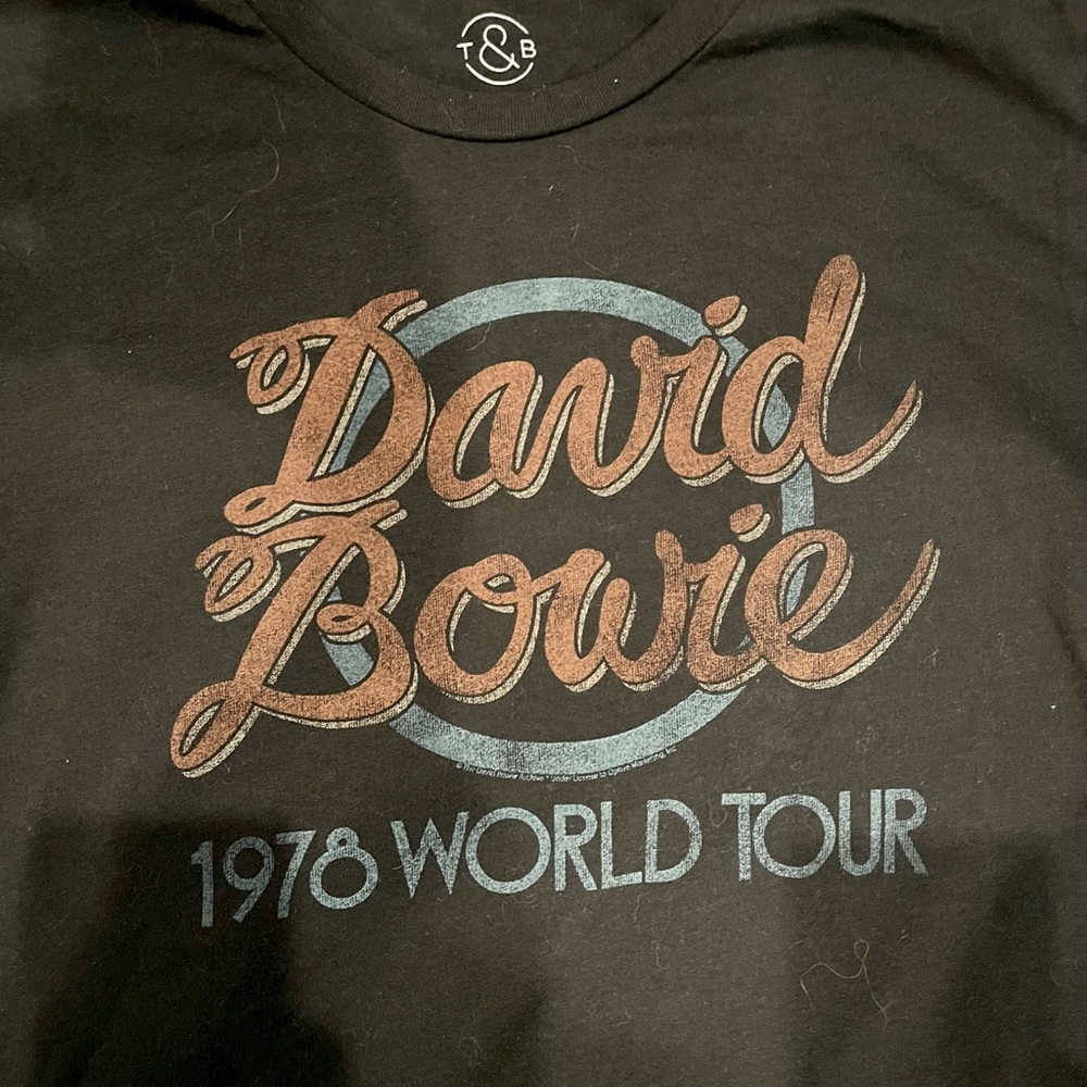 David Bowie retro t-shirt